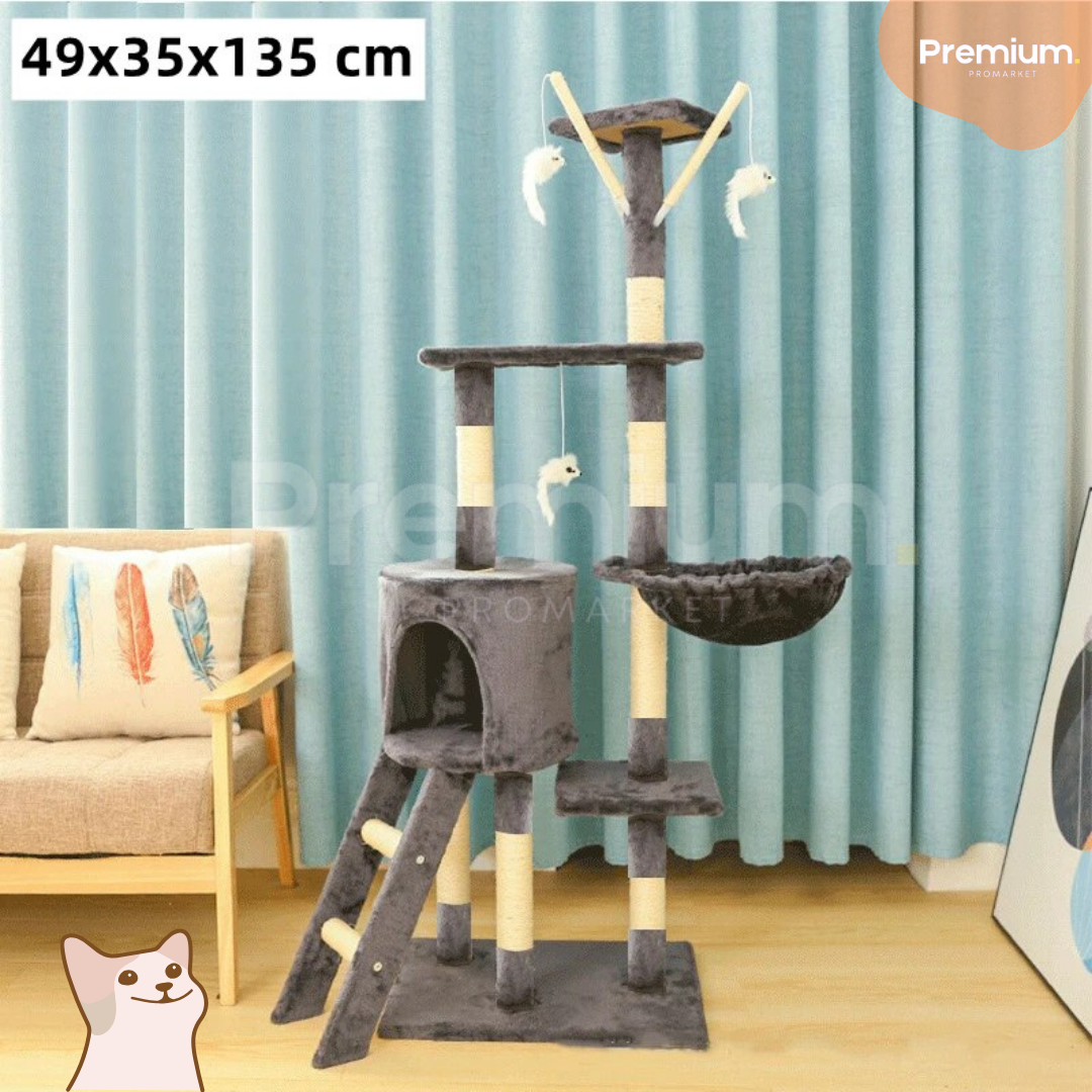Torre Multinivel Interactivo Para Gatos 🐱
