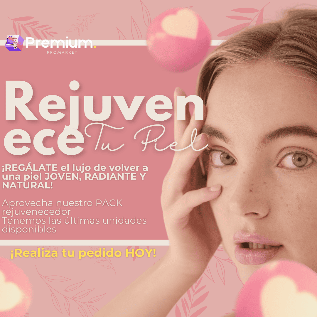 Kit ANTI-EDAD Rejuvenecimiento Facial + Serum GRATIS 🎁