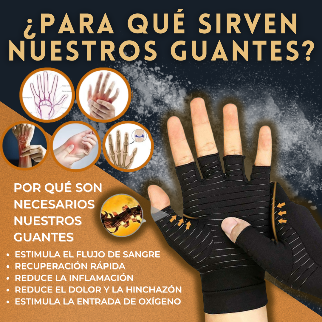 Guantes Compresión de Cobre Terapéuticos® + REGALO 🎁