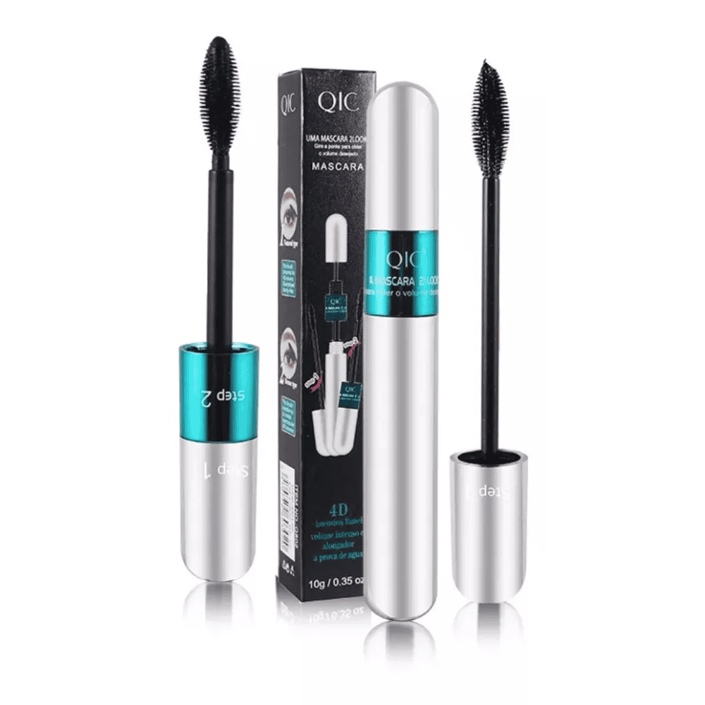 Mascara Pestañas Rímel Doble Efecto Qic